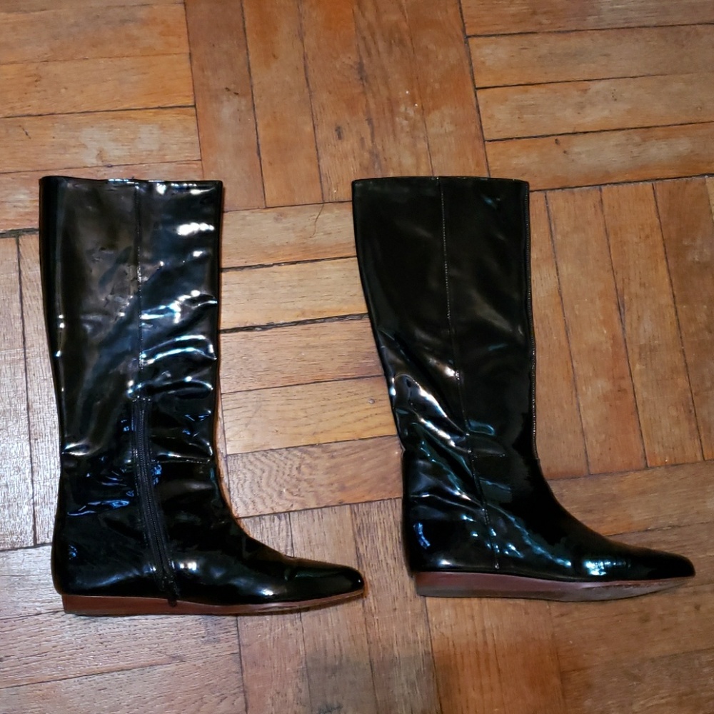 BCBGMaxAzria Pantent Leather Boots